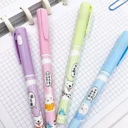 Cute Cartoon LED Light Invisible Pen (4 Pcs)